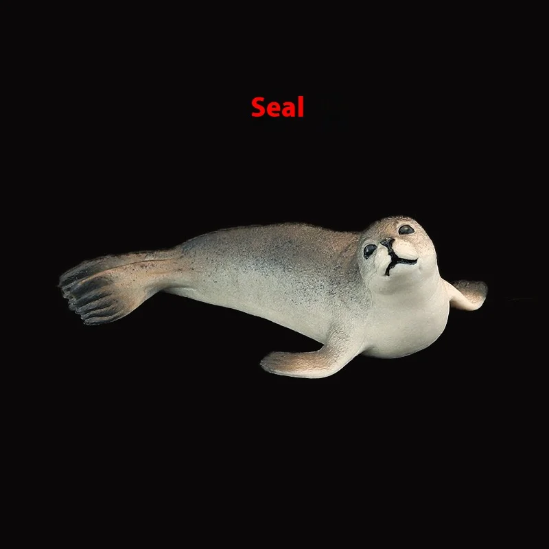 Ocean Sea Life Animals Simulation Sea Lion Seal Action Figure Aquarium Ocean Marine Animals Model Kids Gift