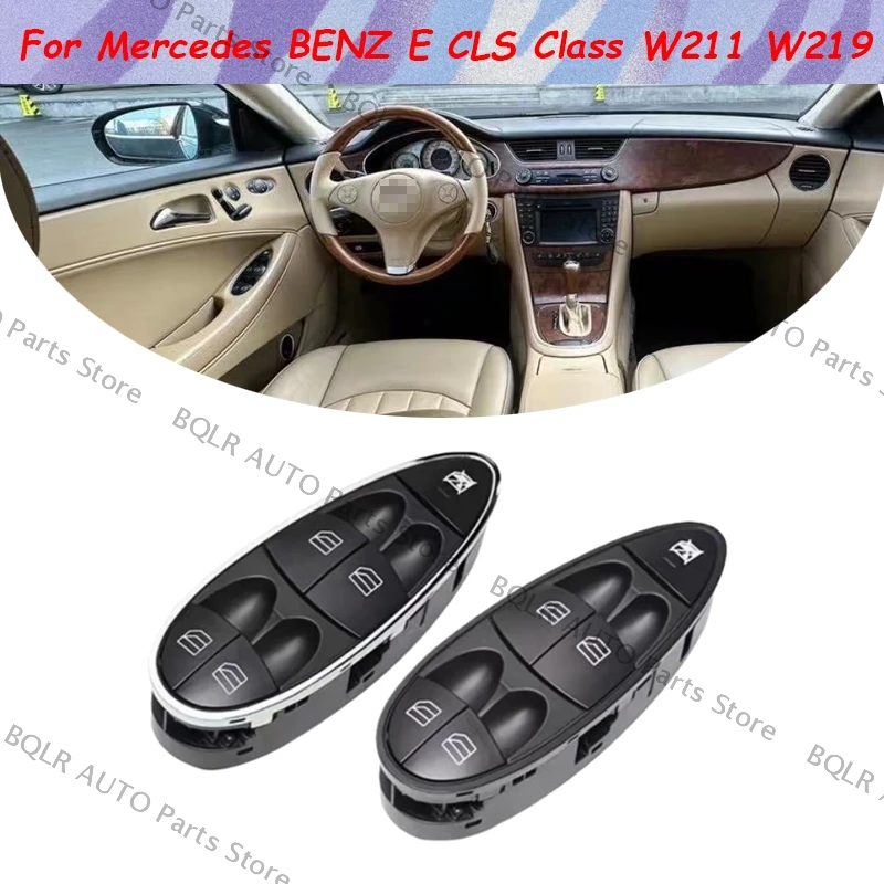 

Для Mercedes BENZ E CLS Class W211 W219 2118210058 2118213679 Передний левый и правый главный электрический переключатель стеклоподъемника