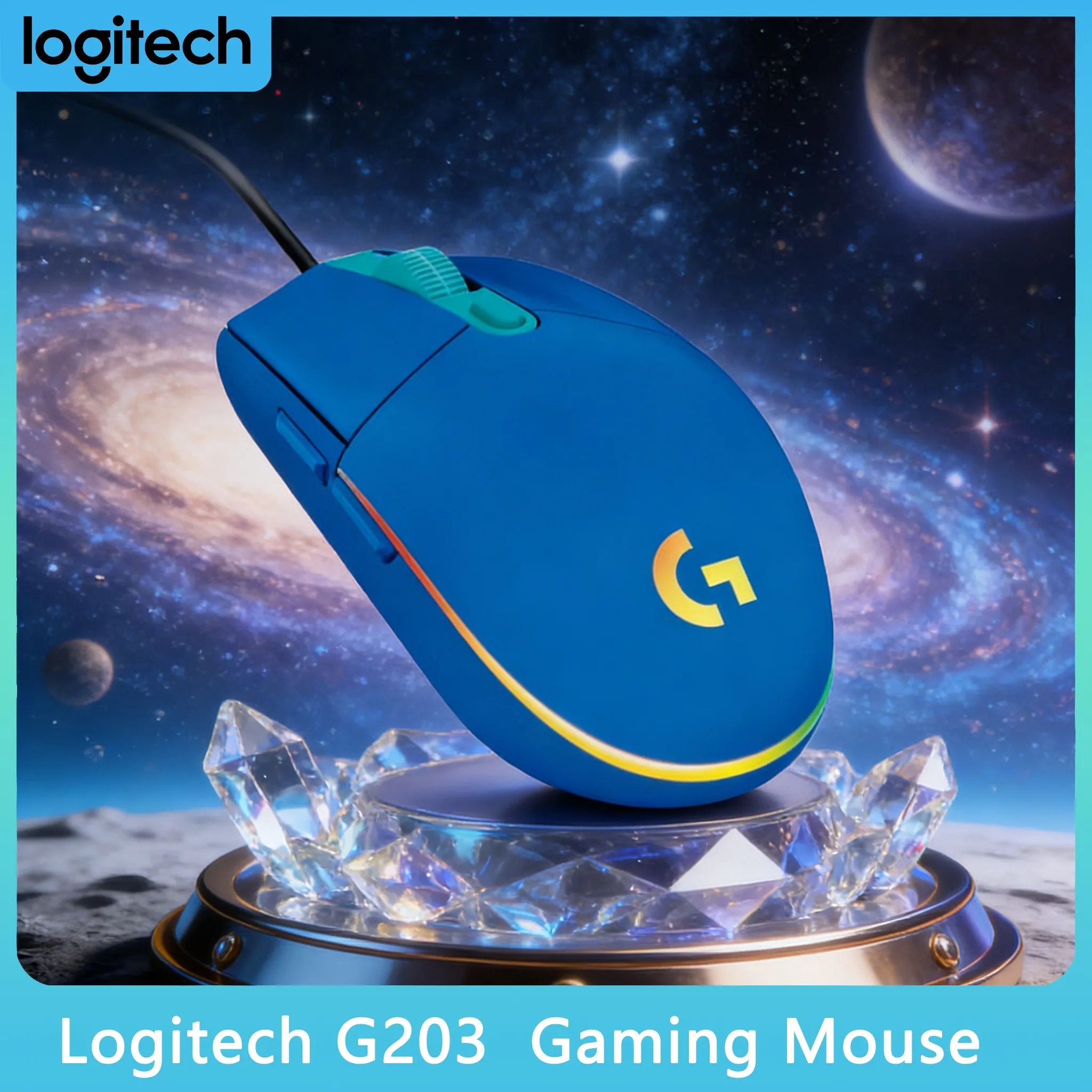 

Logitech G203/G102: 8000 DPI, Responsive Gaming Mouse