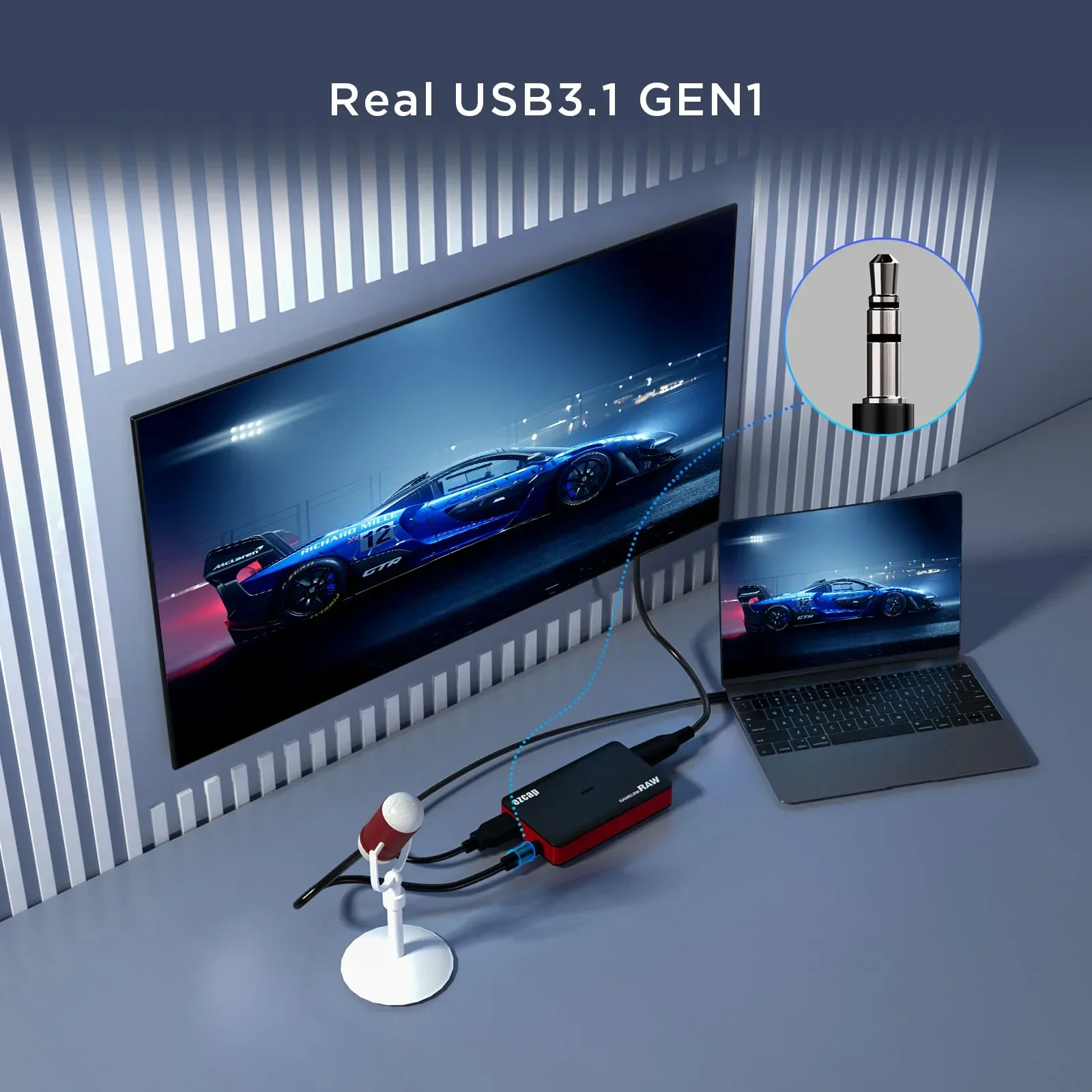 

FULL HD 1080P 60fps 120fps Real 4K Video Capture Card HDMI To USB 3.0 Live Streaming Game Recording Box Audio Line In TV Loop