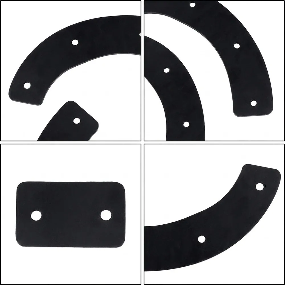 SJ600S-4ABLD Spiral Drill Compatible Rubber Paddle Kit for SJ620 SJ621 SJ622E SJ623E SJM988 Snow Thrower Auger Blade System