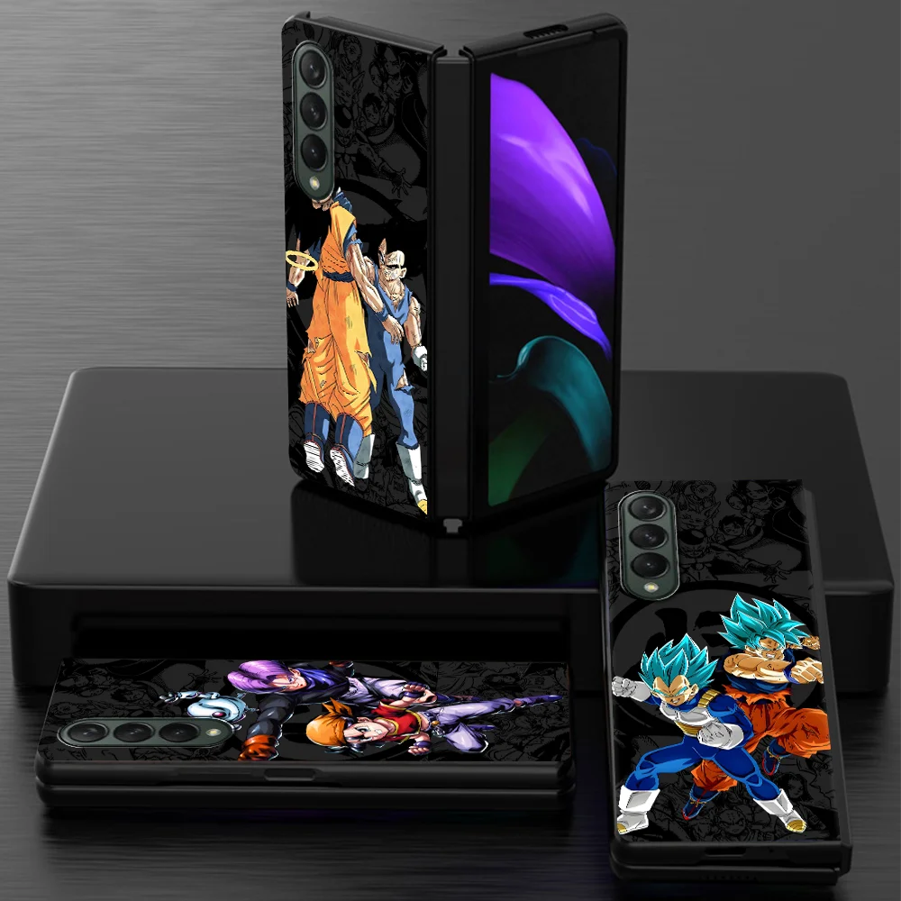 Dragon Balls Goku for Samsung Galaxy Z Fold 8 Ultra Z Fold 7 6 5 3 ZFold7 ZFold6 ZFold4 Z Fold8Ultra ZFold5 Vegeta Blue Case