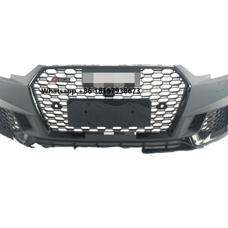

Original RS4 Looking Front Bumper , Fit A4 2015-2018 A1 Fog Cover