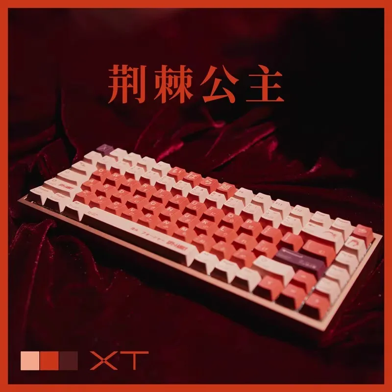 1 Set Yor Forger Anya Forger Twilight Keycaps PBT Dye Subbed Anime Kartun Permainan Key Caps Cherry Profile Keycap untuk 61 64 68 96