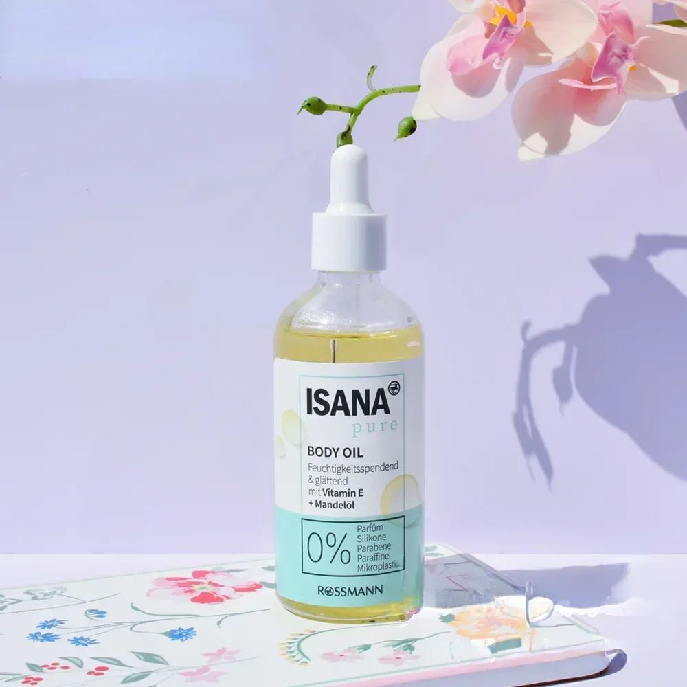 

Germany Isana Pure Vitamin E Almond Essential Oil 90ml Strengthen The Skin Barrier Hydrating Nourishing Anti-wrinkle Skin Care