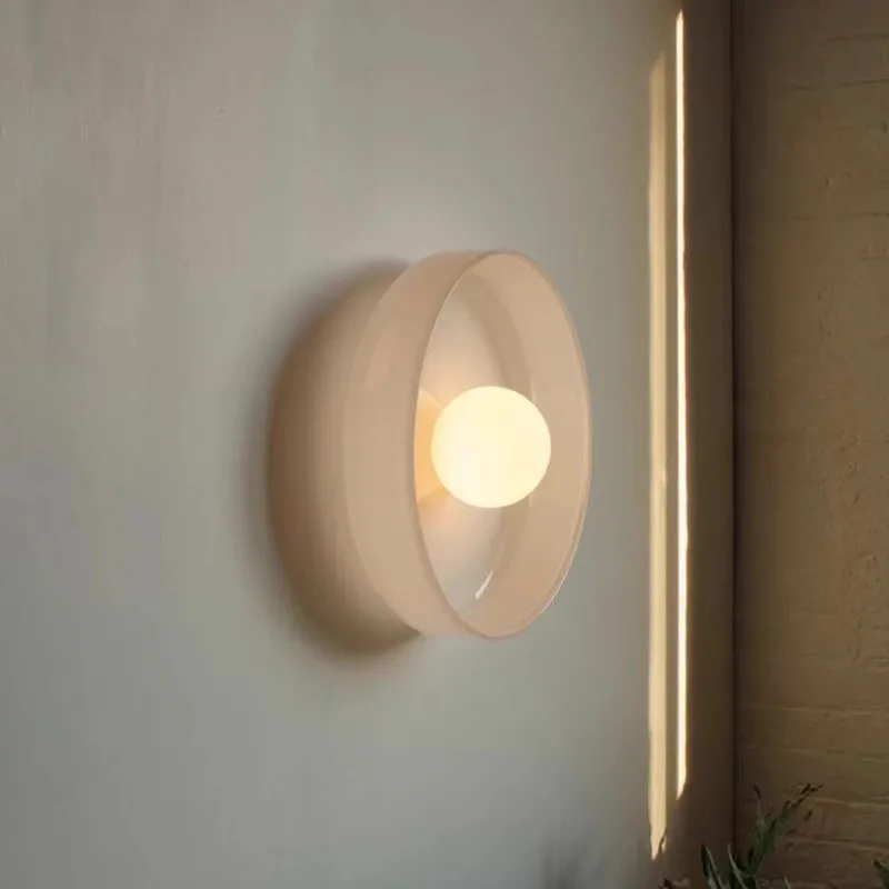 مصباح جداري زجاجي إبداعي فاخر لغرفة المعيشة، سلالم الممر، مصباح بجانب السرير لغرفة النوم #6