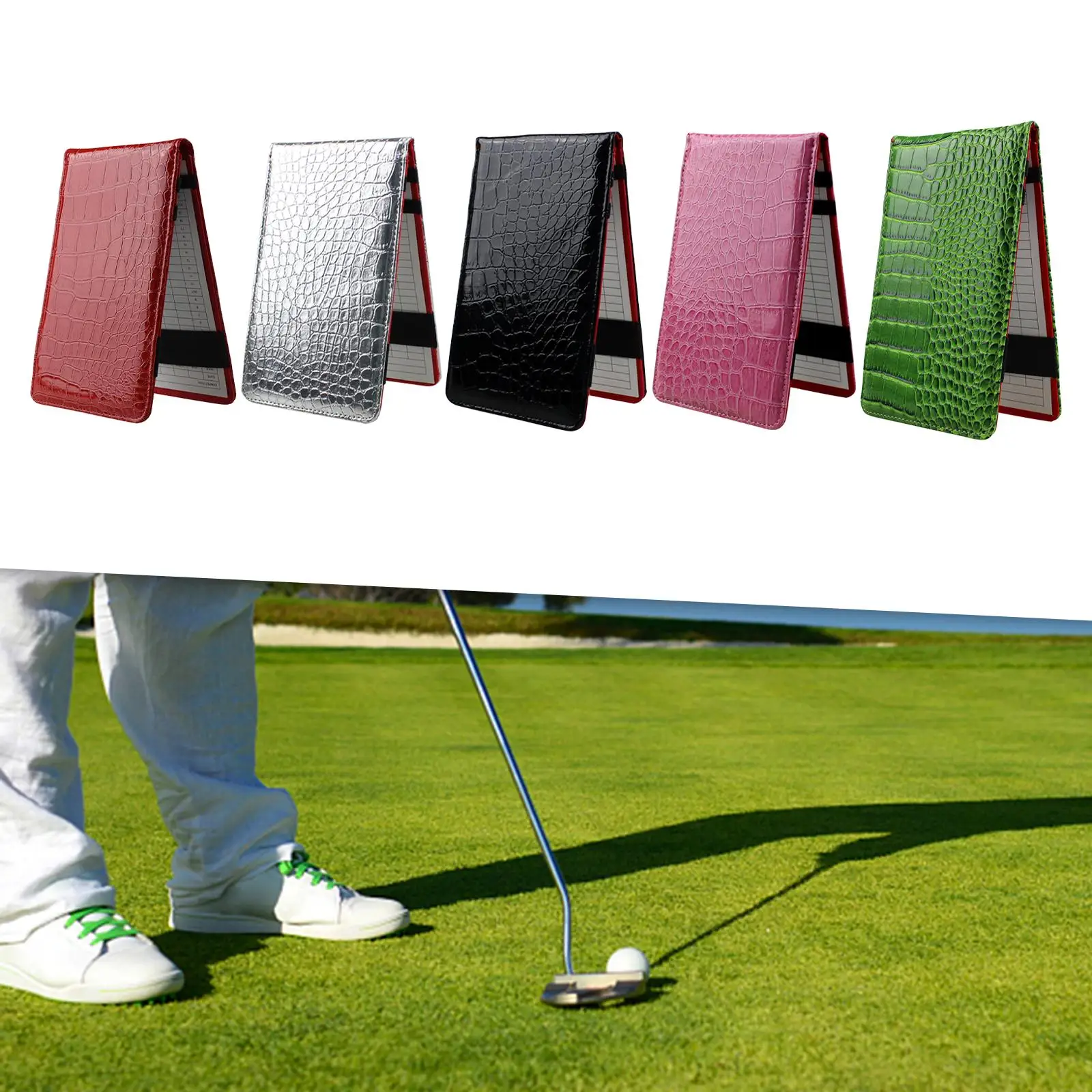 Luxurious Golf Scorecard Holder - Sleek and Practical Golfing Accessory