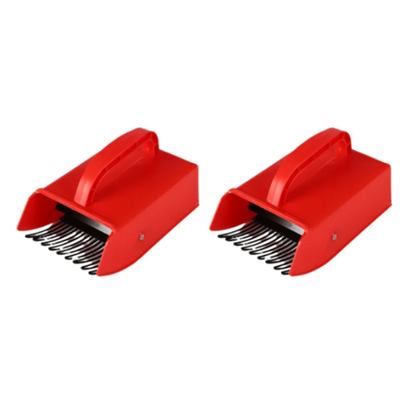 

-A95Z Berry Picker Ergonomic Berry Pick Rake With Metal Comb Plastic Picker Scoop With Ergonomic Handle