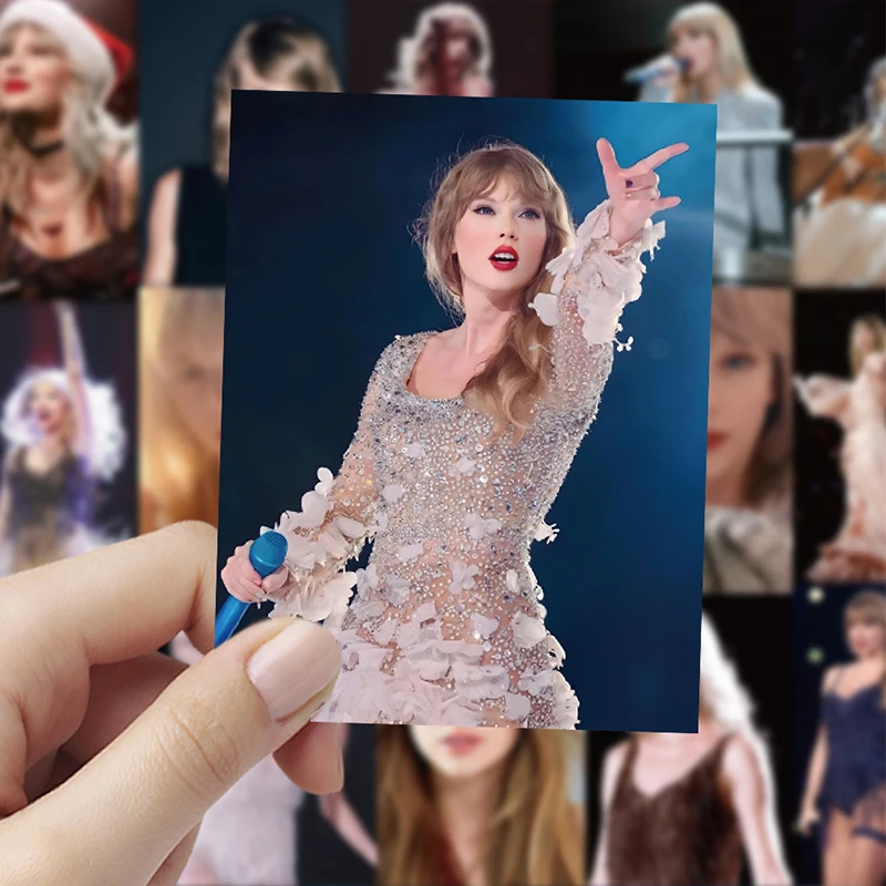 60PCS Taylor Swift Graffiti Stickers Fans Collect Poster immagine di concerto vocale Water Cup Book Piano Party Decoration Sticker