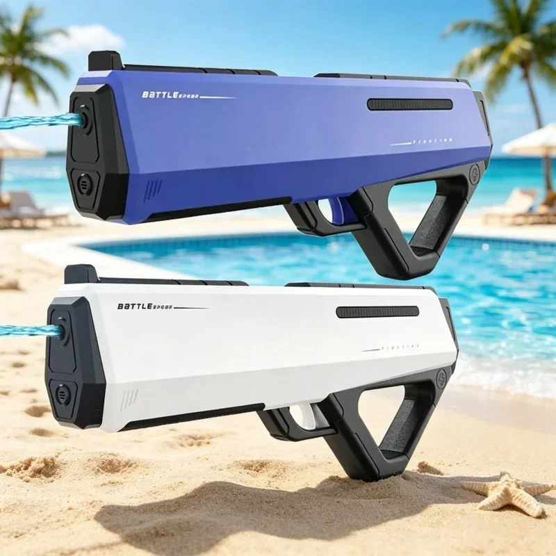 Electric Water Guns for Adults Children Powerful Squirt Automatic Water Suction Water Blasters Summer Outdoor Pool Toys for Kids