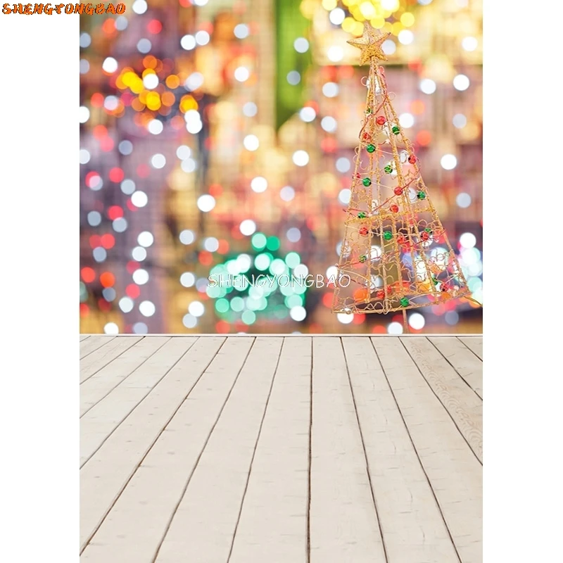 SHENGYONGBAO Art Fabric Christmas Theme Photography Background Children Portrait Backdrops For Photo Studio Props  CXZM-39