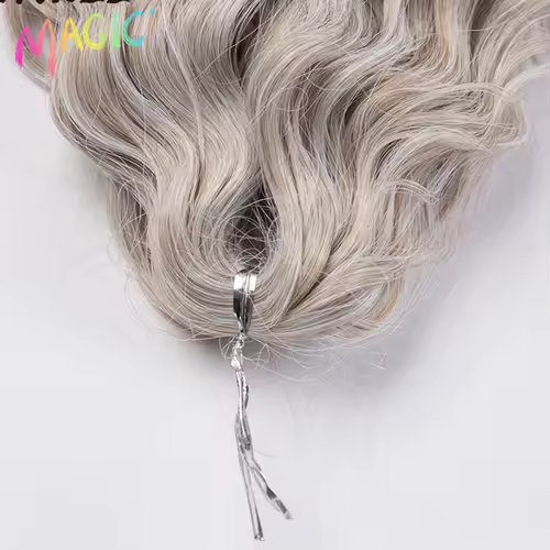 Magic Ariel Curl Hair Water Wave Twist Crochet Hair Synthetic Braid Hair Ombre Blonde 22 Inch Deep Wave Braiding Hair Extension - Image 4