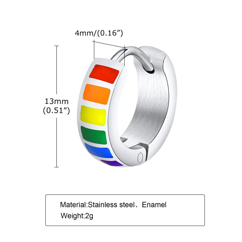 Earrings Bisexual Rainbow Set Lesbian Pansexual Nonbinary Asexual Gender Fluid Earring Gay and Lesbian LGBT Pride Gifts Jewelry