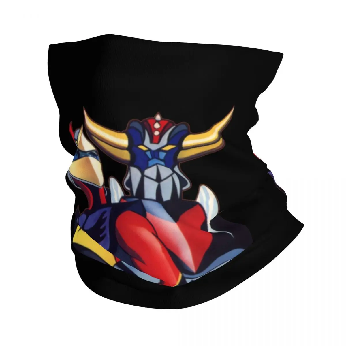 UFO Robot Grendizer Goldrake Bandana Neck Gaiter Printed Mask Scarf Multi-use Headband Outdoor Sports for Men Women Adult Winter