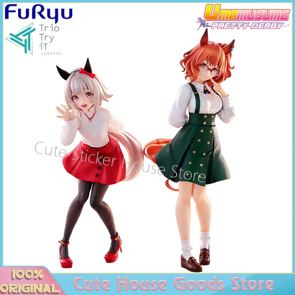 

[Предзаказ] Оригинальный Furyu Trio-Try-It Umamusume: Pretty Derby Aston Machan Curren Chan, супер милая аниме-фигурка для украшения стола
