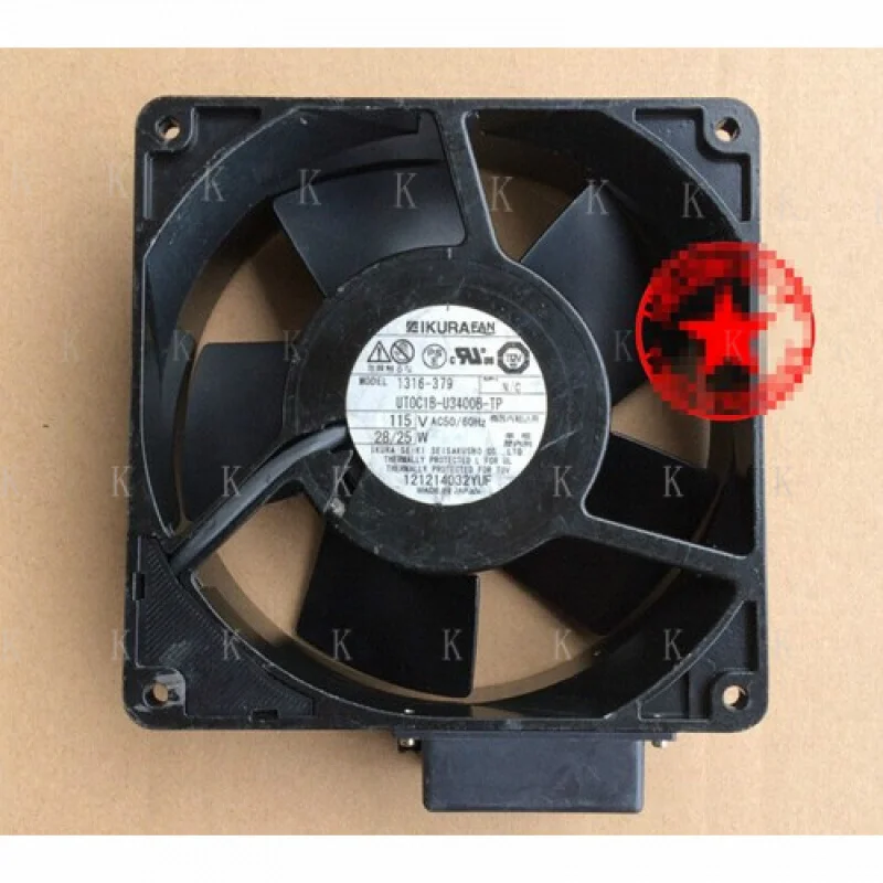 

C 1pcs FOR IKURA FAN 1316-379 115V 28 / 25W all metal fan