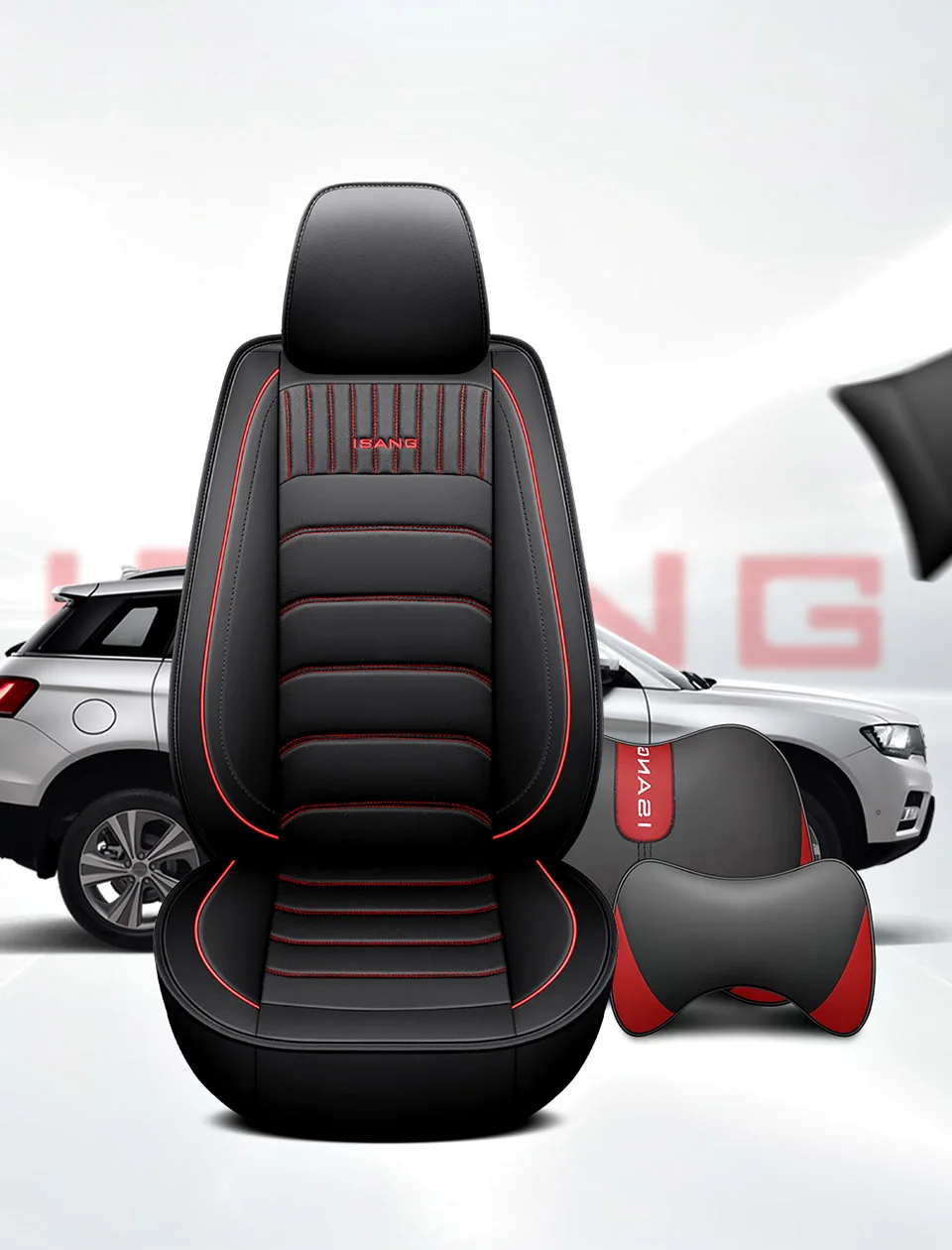 Leder-Sitzbezug für Skoda Octavia 2, Superb 3, Karoq, BMW E60, E61, Touring – Autozubehör, Innenraum, Dropshipping, Komplettset. – Detail 1
