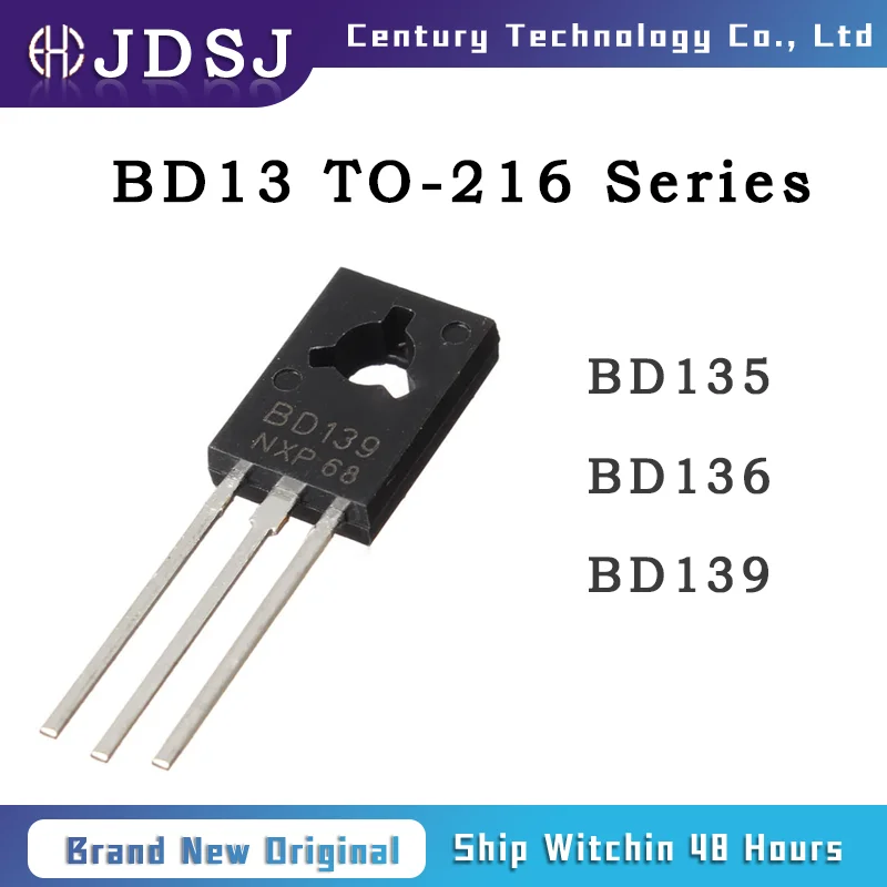 50PCS BD135 BD136 BD139 Brand New Original IC Chip