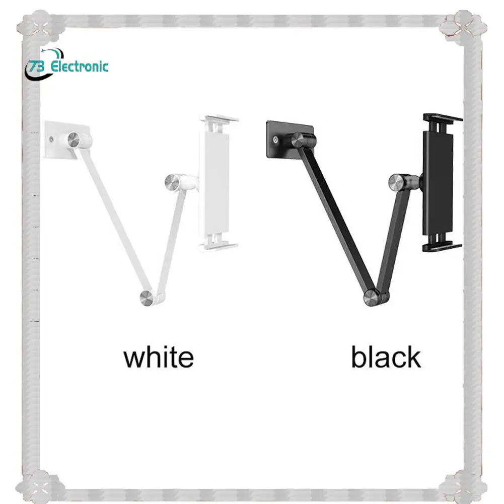

24-Hour Delivery Foldable And Adjustable Kitchen Tablet Arm For Wall, Fits 4.7-12.9 Inch Tablets And Phones