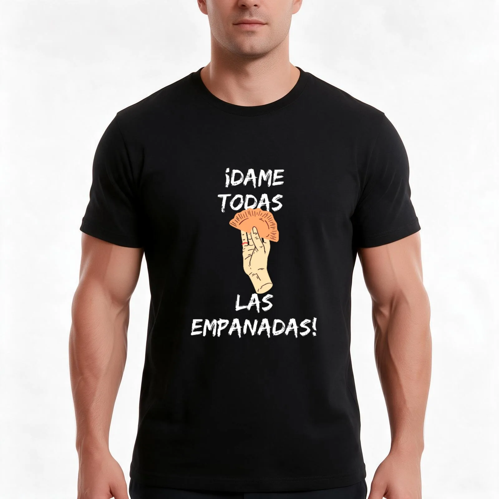 Empanadas T-Shirt Summer Casual Cotton Tee Oversized Streetwear Tops Vintage Graphic Print Loose Fit Short Sleeve