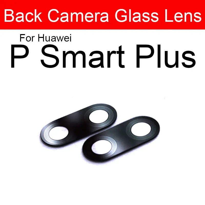 Lente de Cristal de la cámara trasera para Huawei P Smart Plus Pro Z S 2019 2020 Lente de Cristal de la Cámara + pegatina reemplazo de piezas de reparación