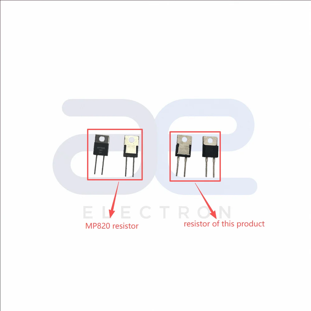 35W TO-220 Non-Inductive Thick Film Resistor ±1% High Frequency metal base plate Replace MP820 MP821 MPR20S RNP-10 MTR35