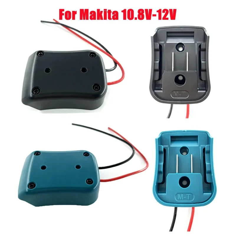Adaptador de Bateria com 14 Fios Awg para Makita Adaptador de Rodas de Bateria Li-ion Conector de Alimentação Faça Você Mesmo 10.8v12v