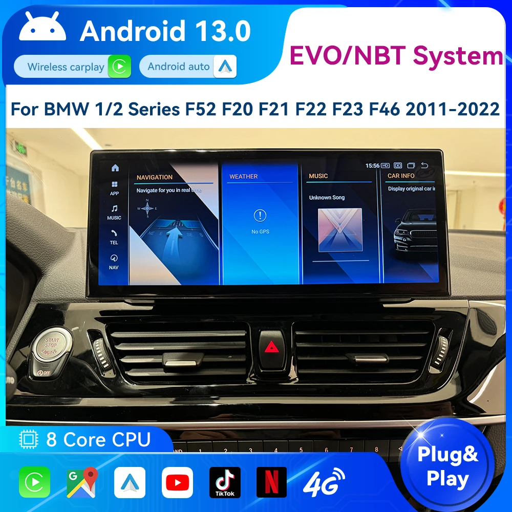 

Ультратонкий экран для BMW 1/2 Series F52 F20 F21 F22 F23 F46 2011-2022 NBT EVO