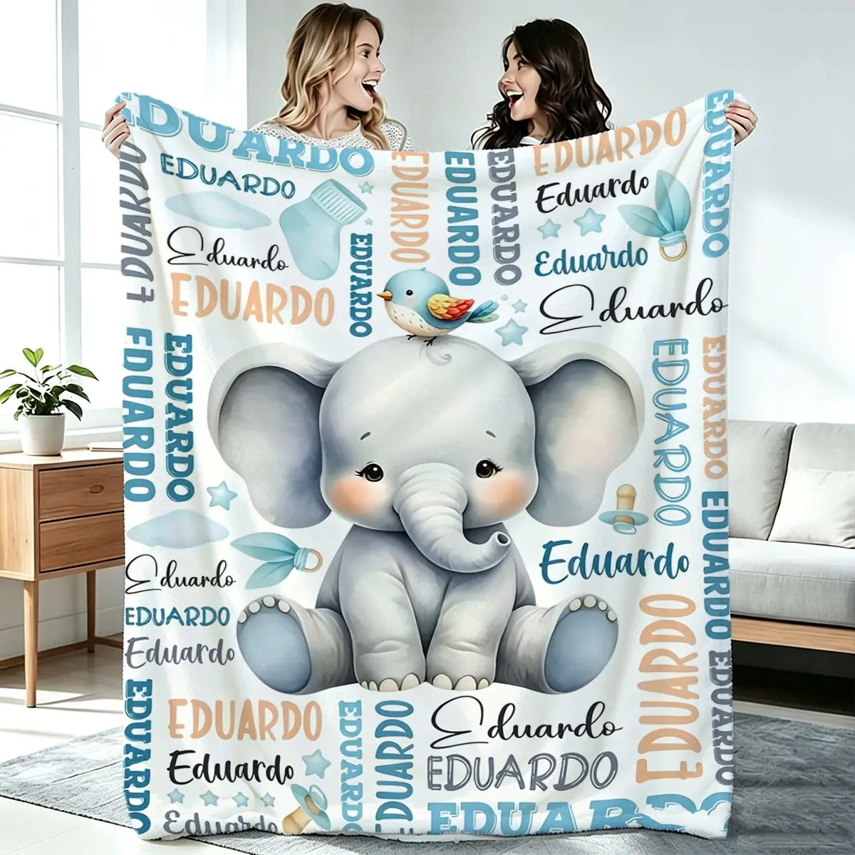 Printed Throw Blanket Mexican Taco Pattern Fast Food Art Tomato Lettuce Print Soft Cozy For Sofa Bed Bedroom