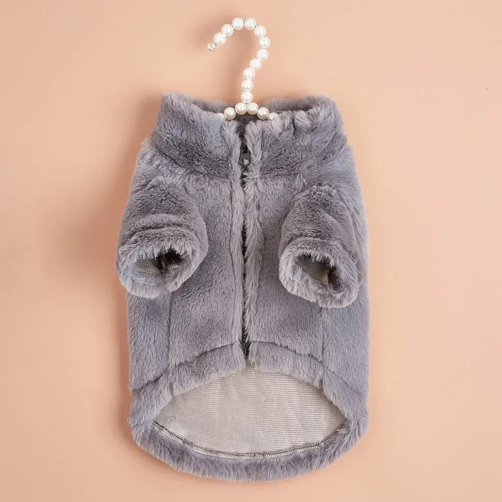 Pet Artificial Rabbit Fur Jacket Ins Trendy Brand Internet Celebrity Cat Autumn Winter Warm Dog Clothes Coat