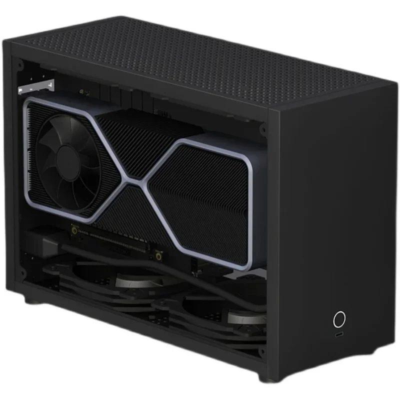 GEEEK M5 A4 mini ITX side transparent 240 water-cooled small case, SFX power portable small computer host