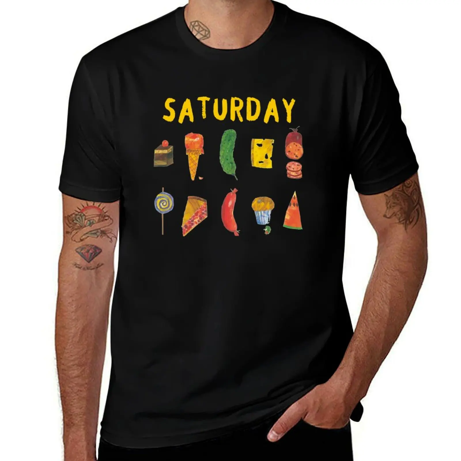 The Very Hungry Caterpillar SATURDAY T-Shirt T-Shirt oversized T-shirts oversize mens designer t shirt