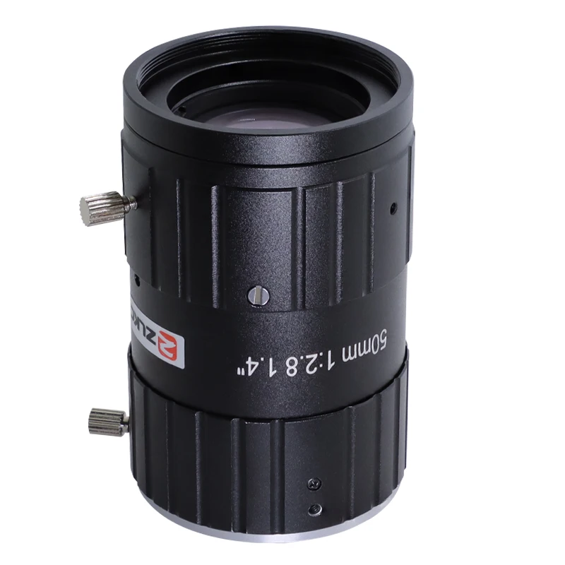 ZLKC-عدسة عالية الدقة C مثبتة على الكاميرا ، قزحية يدوية ، تشويش منخفض ل CCTV ، كاميرات Basler ، 50 عدسة ، 45 ميجابكسل ، F2.8