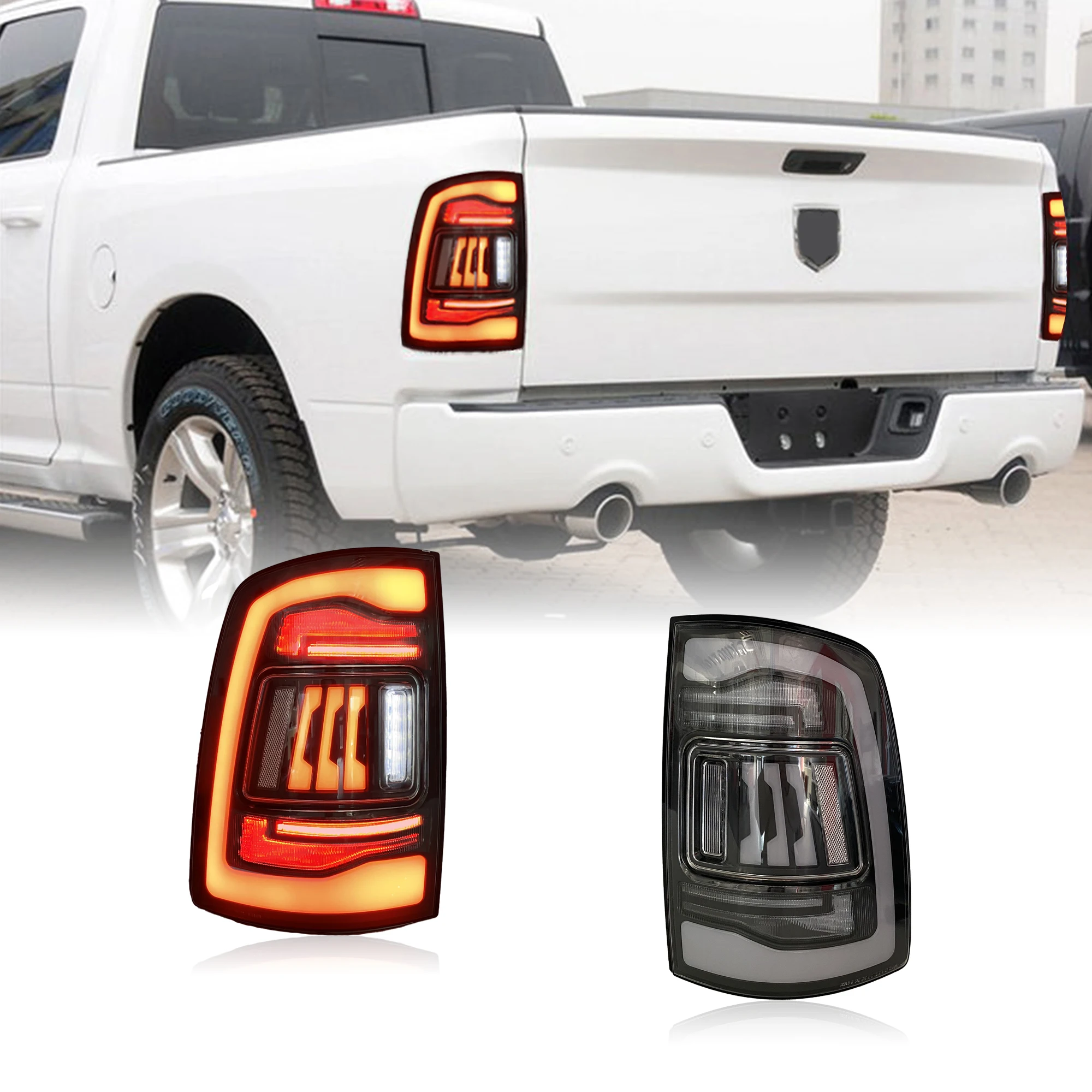 

DK Motion Stop Brake Lamp For Dodge RAM 1500 2500 LED Tail Light Car Accessories 2009-2018 year