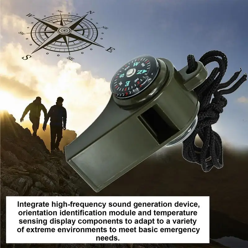 

Survival Whistle Outdoor Safety Whistle With Lanyard Multi-functional Small Callers Outdoor Gear For Coaching Pet Training