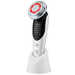 7 in 1 Face Lifting Beauty Device  Microcurrent Face Skin Rejuvenation LED Facial Massager Light Therapy Anti Aging Wrinkle