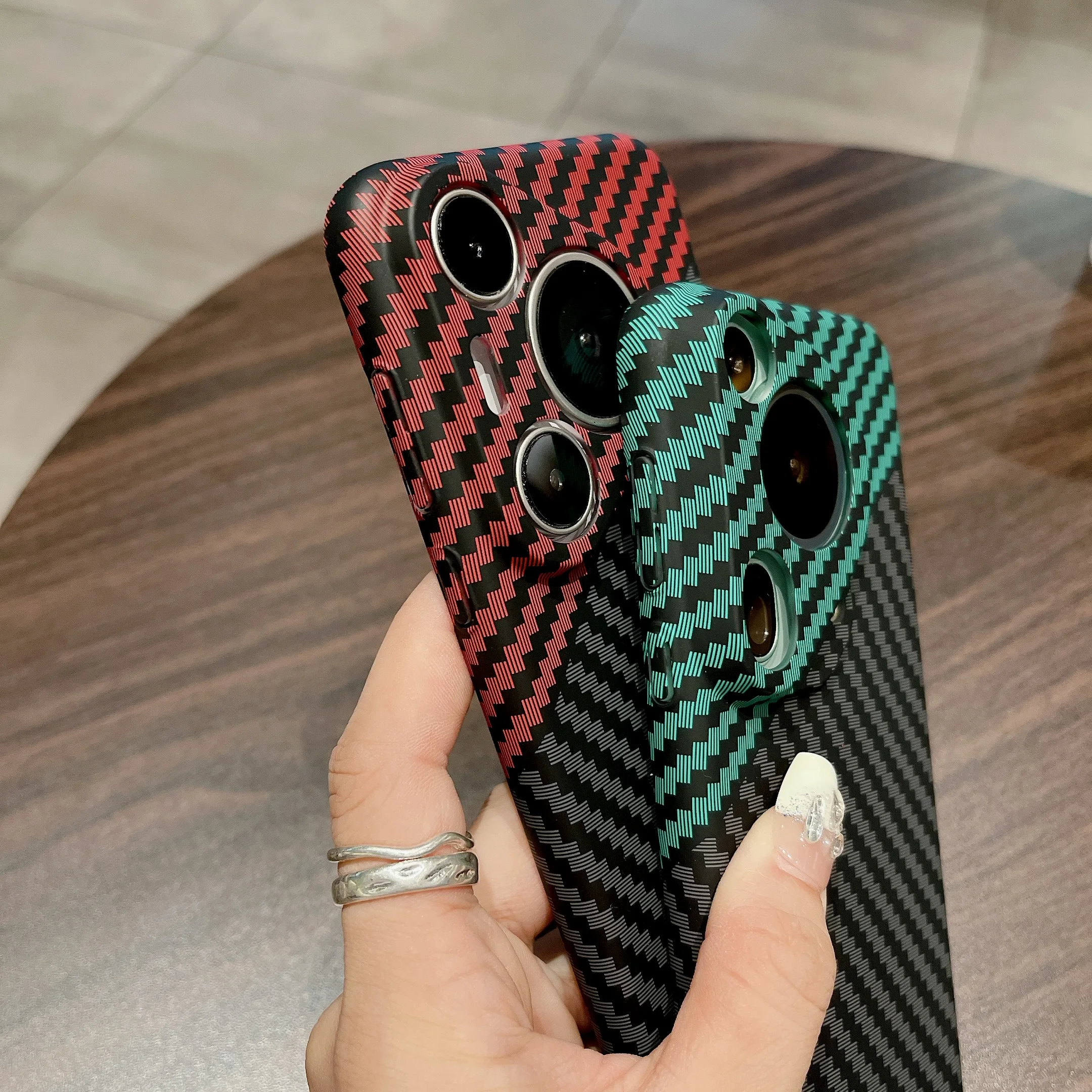 Funda de fibra de carbono para Huawei P70, carcasa dura ultrafina para PC, Huawei Pura 80, protección trasera antihuellas, Fundas Huawei Pura 70
