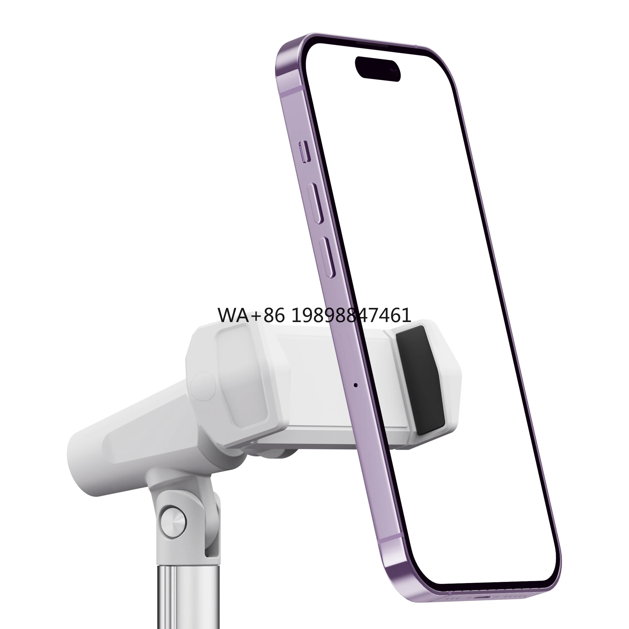 

T8 Live Steam Desktop 360 Rotate Cell Phone Stand Flexible Angle Adjustable Aluminum Alloy Plastic Mobile Phone Holders