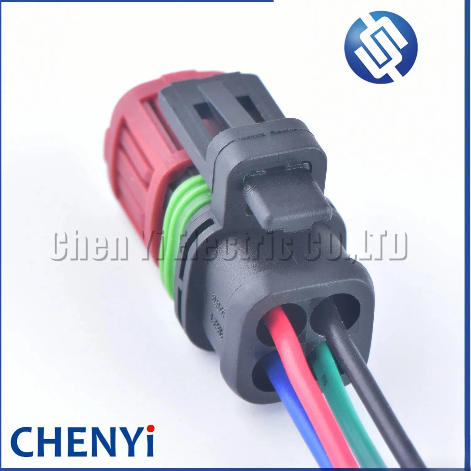 4 Pin Fuel Injector Plug Oxygen Sensor Map Sensor Connector Wire harness Plug 1337352-1 For Excavator EC360 D12 engine