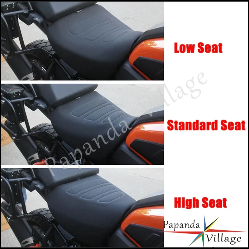 Asiento de conductor delantero con almohadilla de Gel, bajo/estándar/alto funda para cojín de asiento para Harley Pan America 1250 Special RA1250S RA1250 2021 +