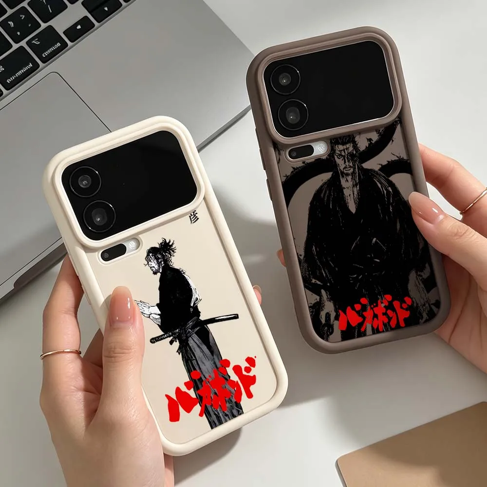 Samurai Ink Phone Case For Xiaomi Mi 17 15 14 14T 12 12T 12S 11 11X 11i 9T Lite Pro Max 5G Eye Ladder Cover