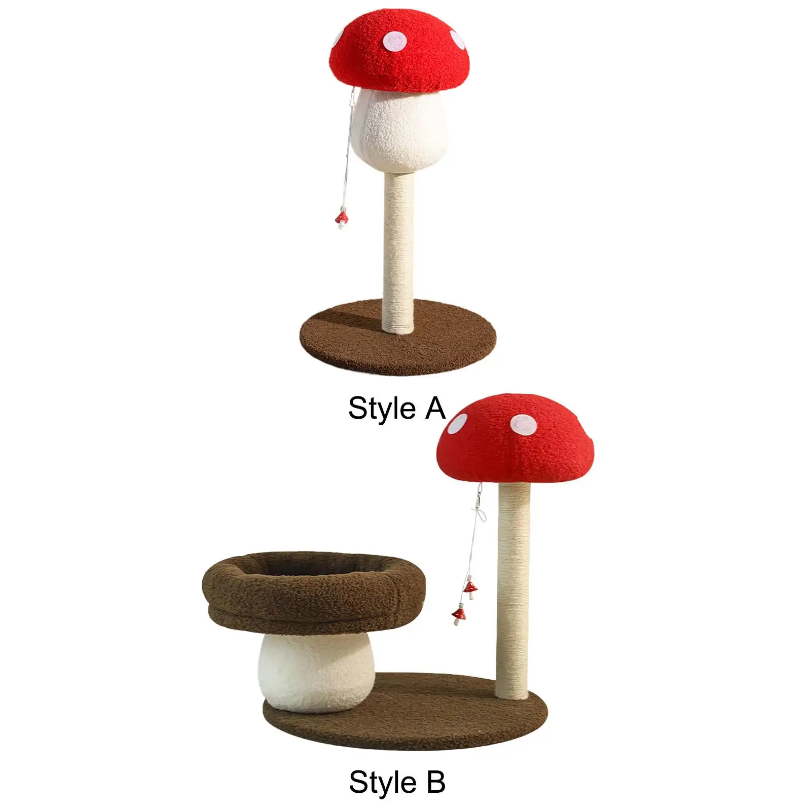 

Cat Scratch Post Scratch Toy Furniture Protector,Creative,Mushroom Scratcher