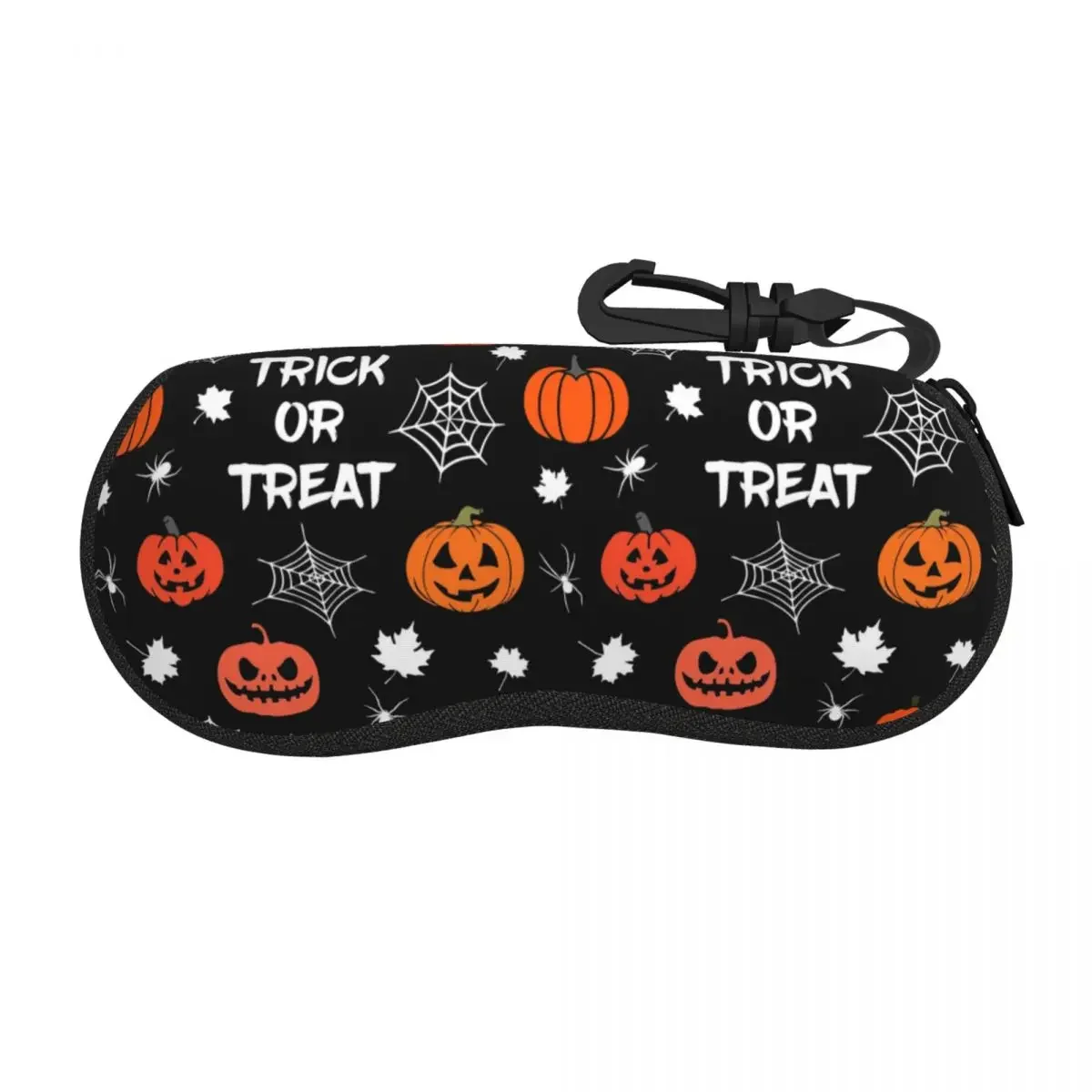 Custom Halloween Pumpkin Ghost Cats Shell Eyeglasses Protector Cases Fashion Sunglass Case Glasses Pouch