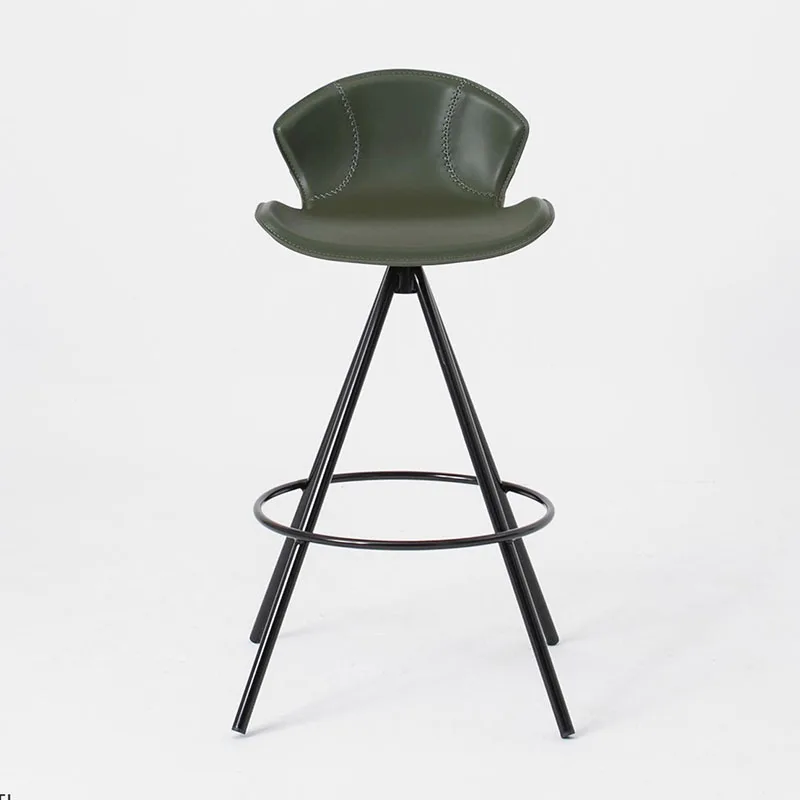 Height Bedroom Barstools Design With Back Metal Designer Aesthetic Wishbone Bar Chairs Long Balcony Taburete Alto Home Furniture