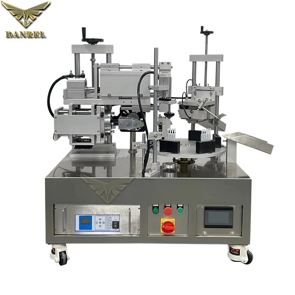 High Speed Rotary Ultrasonic Plastic Tube Sealing Machine Automatic Nail Polish Tube Filler with Date Printing for