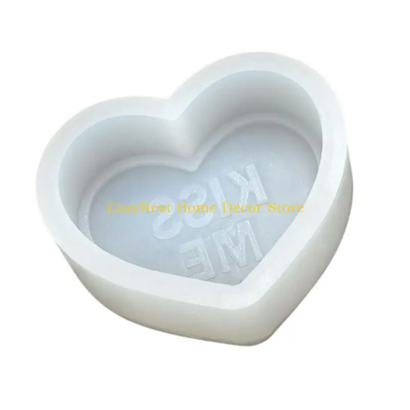 92MF Форма сердца Силиконы формы свечей