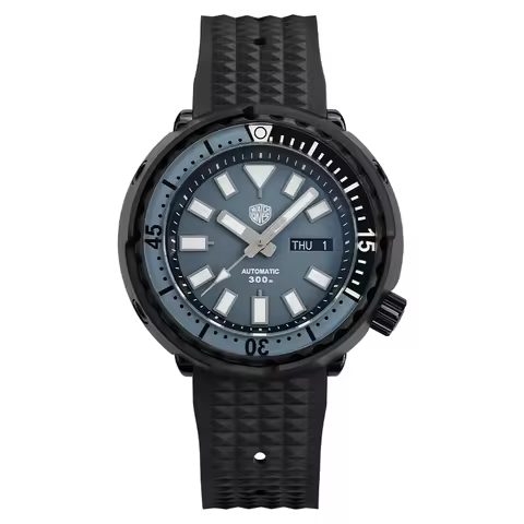 Watchdives Tuna Automatic Dive Watch NH36 automatic Movement PVD Coated Stainless Steel Case Wristwatch Sapphire Crystal Watches