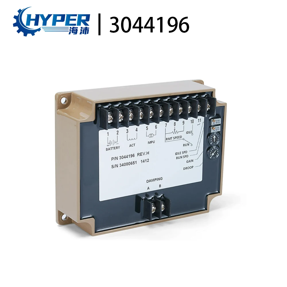 Governor diesel generator set 3044196 Engine electric speed controller board regulator brushless DC 12V motor genset parts