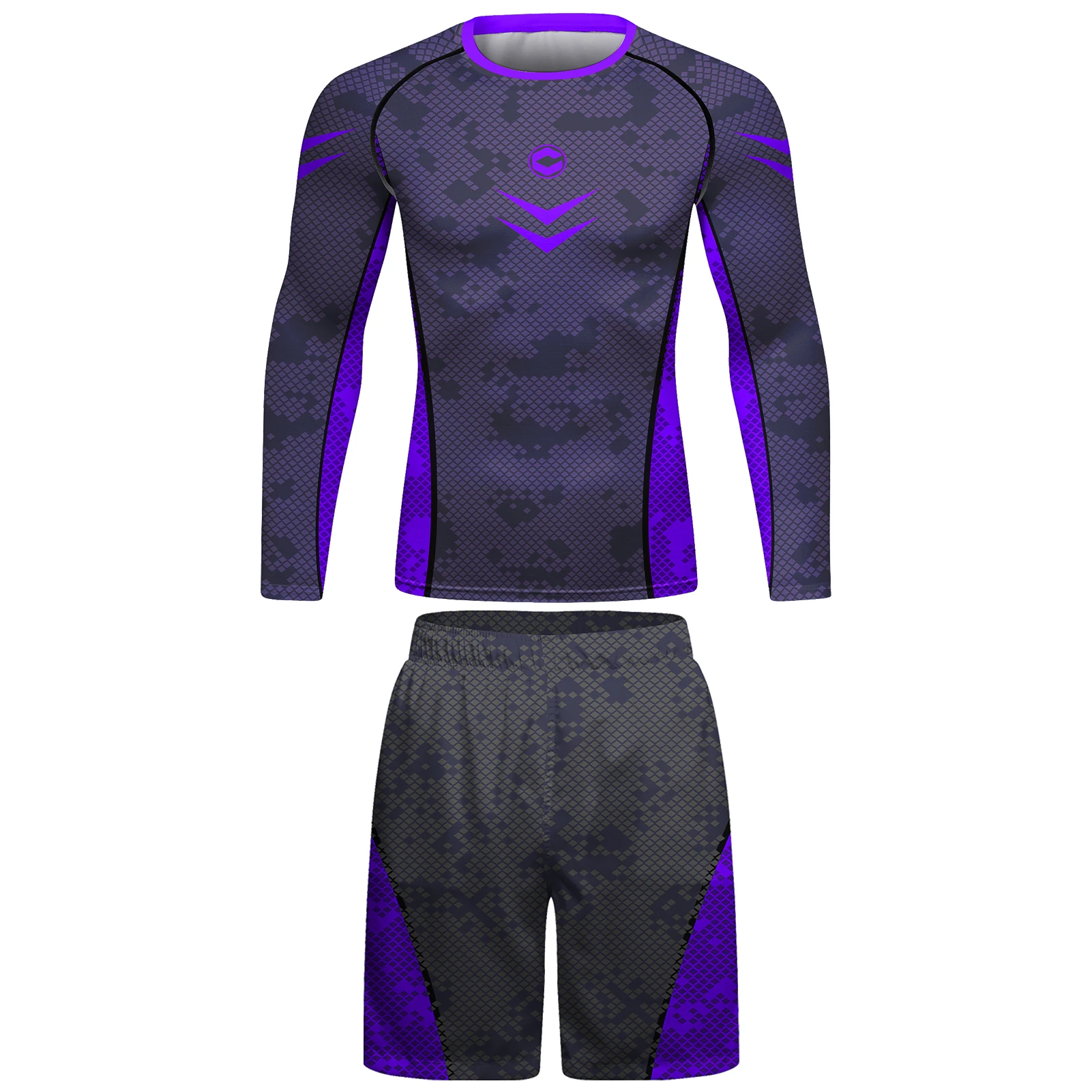 Cody Lundin T Shirt Compression Bjj Kickboxing Logo Clothes Purple Rashguard Teakwondo Uniform Cycling Stretch Suits Shorts Set