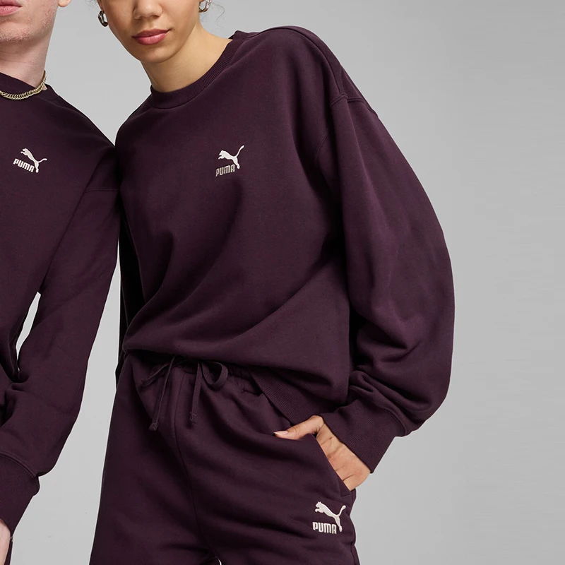 

Puma genuine 2024 new men's and women's loose round neck simple knitted casual sports sweatshirt 626109-44